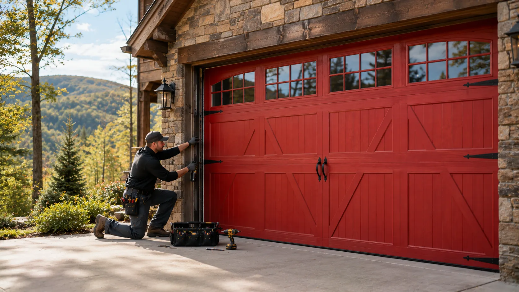 Garage door service in Dallas