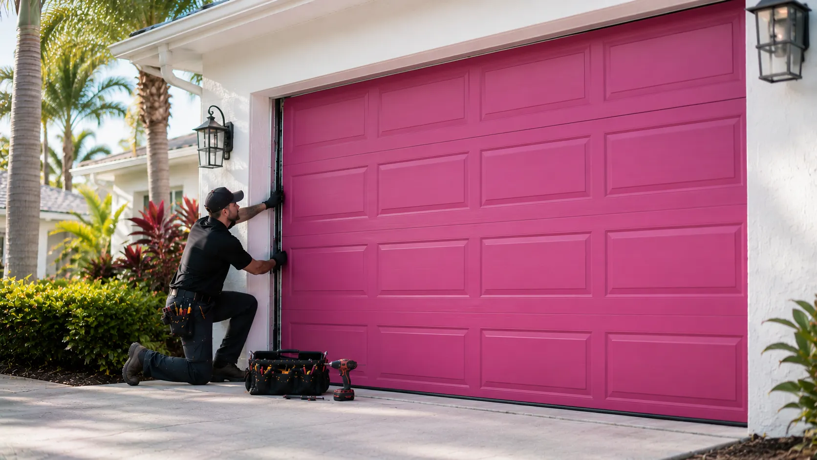 New Garage Doors for DeSoto's 1990s-Era Homes