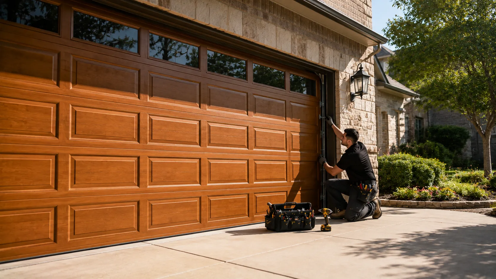 Tell us what’s wrong - Dallas garage door service