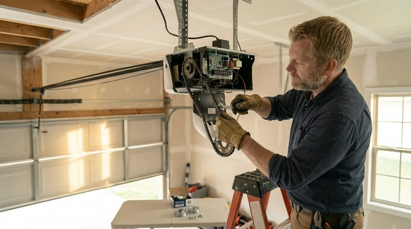 Repaired & tested - Dallas garage door service