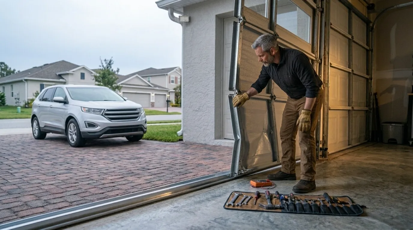 Repaired & tested - Dallas garage door service