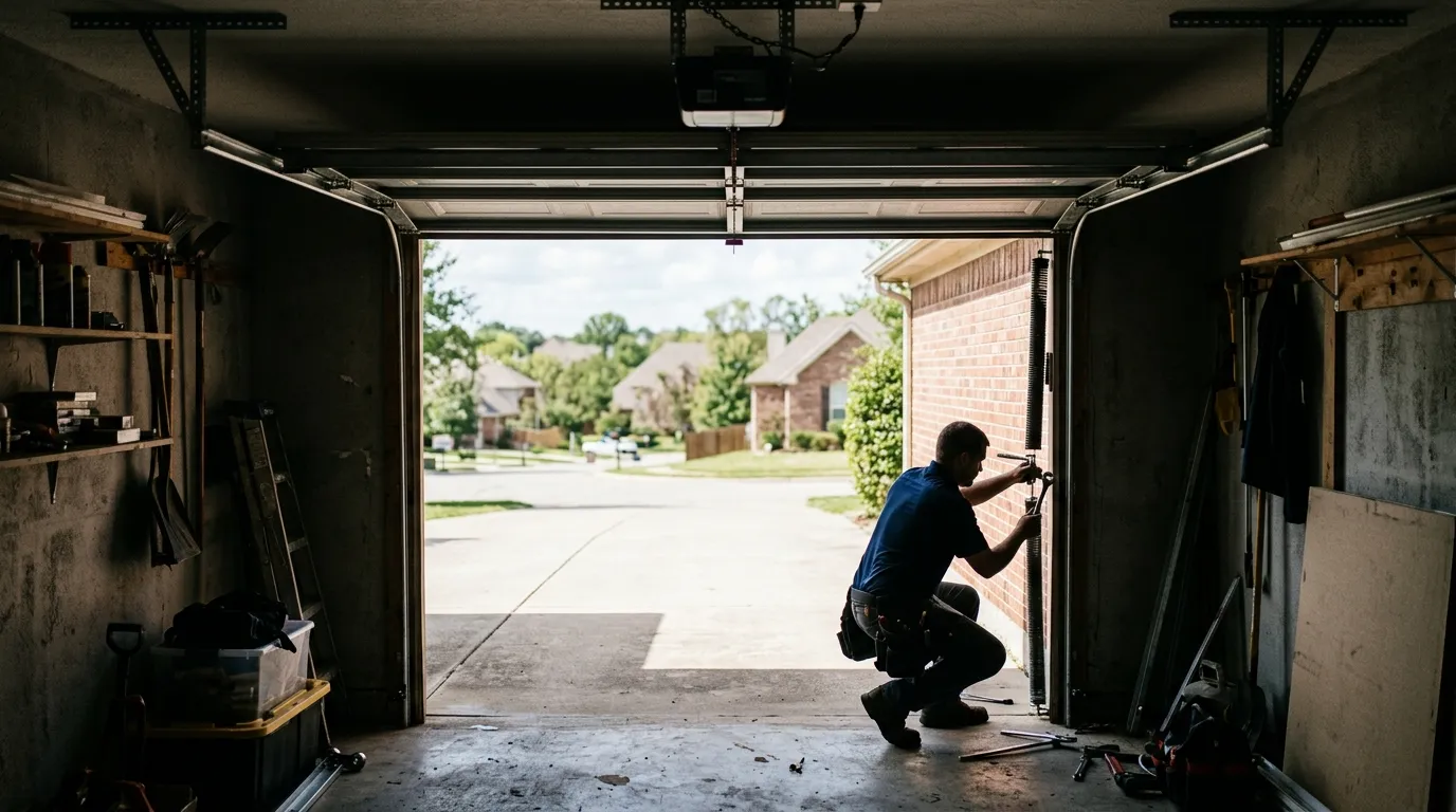 On-site diagnosis - Dallas garage door service
