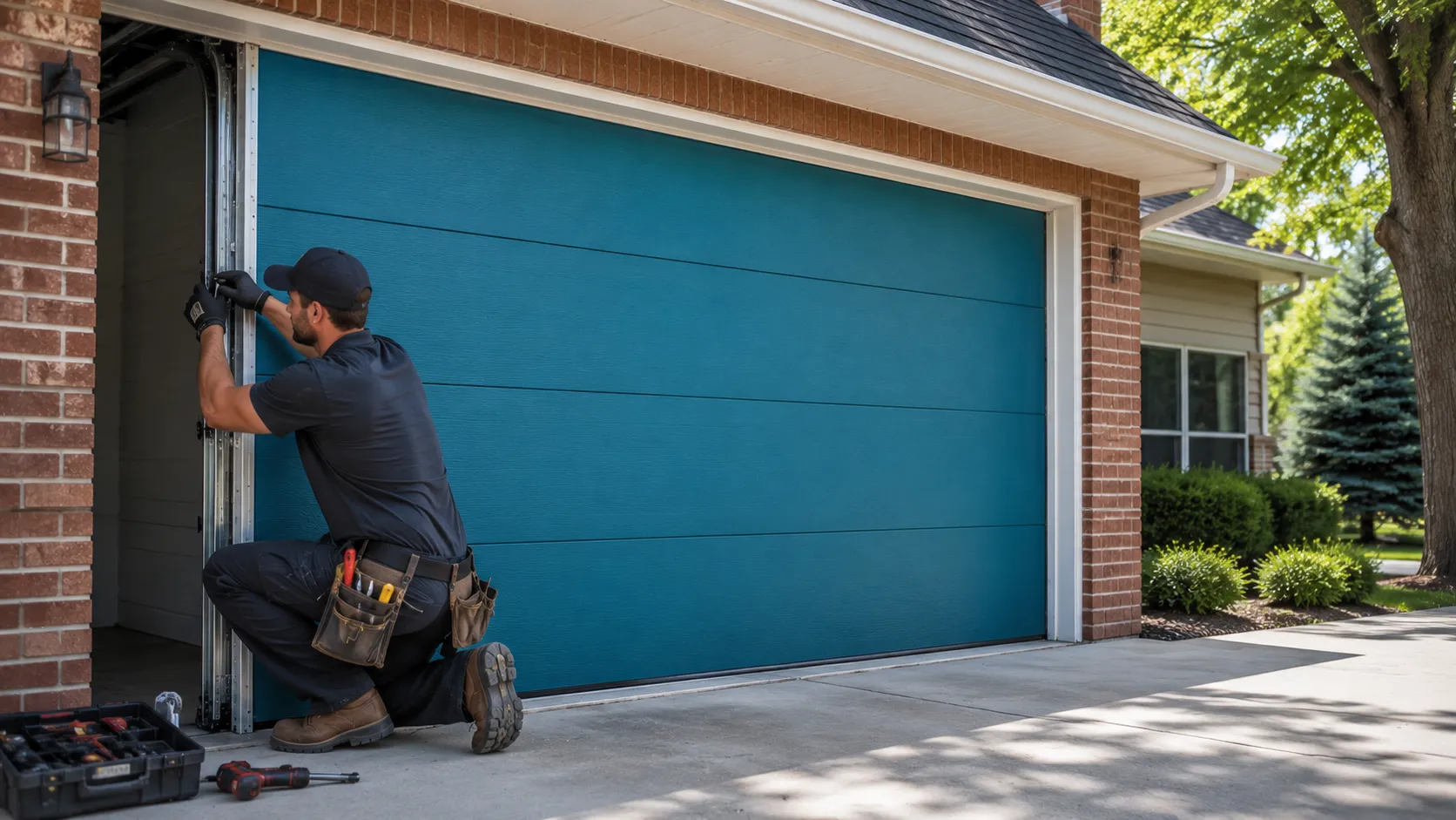 Garage door service in Dallas